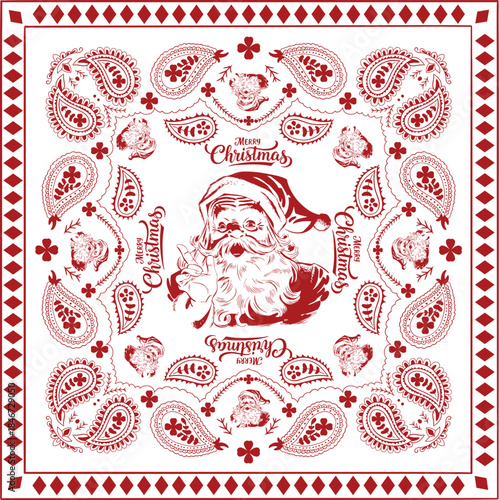 BANDANA SANTA RED
