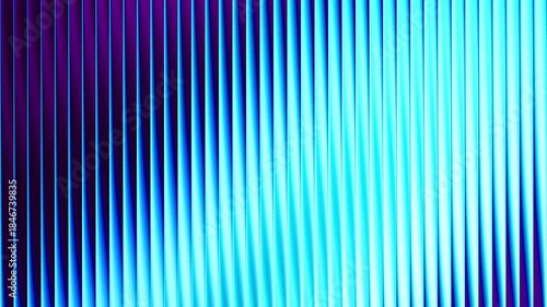 Futuristic neon waves of blue purple gradient flow in endless dance of light and motion with fractal glass glowing effect. Bold dynamic design blending smooth tones and trendy colors. Seamless loop 4K