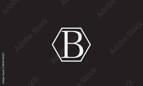 B,BB , B Abstract Letters Logo Monogram