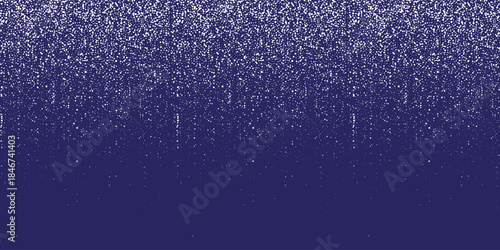 diagonal blue grunge wavy sand grain background. Stippling curved gradient wave texture. Black dots, speckles, particles or granules. modern