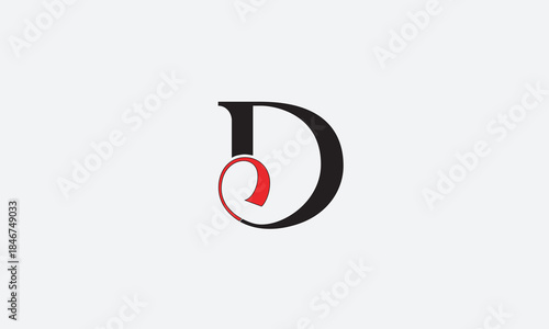 DD, D , DD Abstract Letters Logo Monogram
