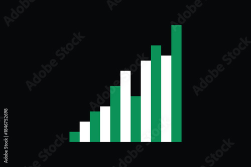 Cartoon pixel art 8bit business concpet work chart graph planning research investigation magnifying office problem decoration business 8 bit  smart vector.