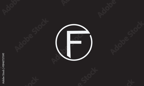 FF, F , FF Abstract Letters Logo Monogram