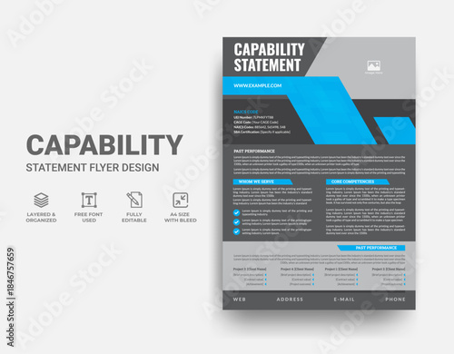 Capability Statement Template Design