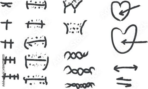 vector set of medical icons