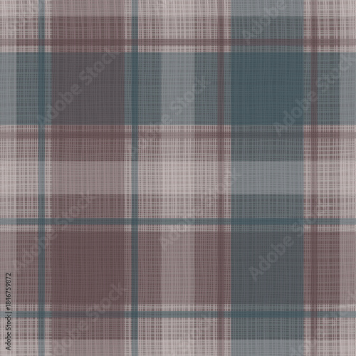 Scottish texture, tartan plaid seamless pattern. Vector