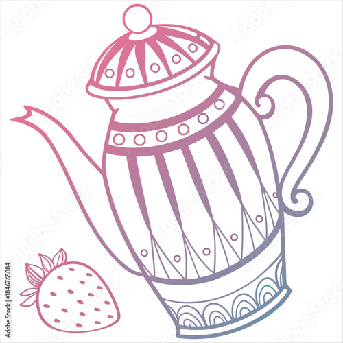 Sweet jar illustration design vector silhouette vector on a white background