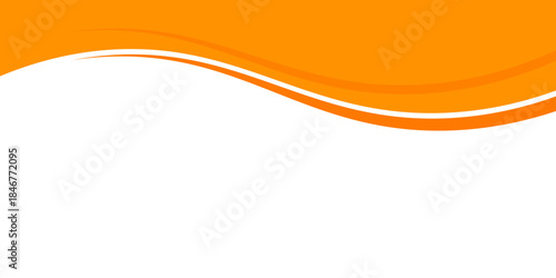 orange and white business wave banner background. overlapping vector waves background. Modern Trendy design in vector EPS 10
