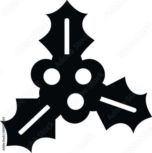 holiday pastry line artv ector illustration on transparent background