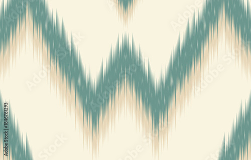 Ethnic abstract ikat art. Aztec ornament print. geometric ethnic pattern seamless  color oriental.  Design for background ,curtain, carpet, wallpaper, clothing, wrapping, Batik, vector illustration.
