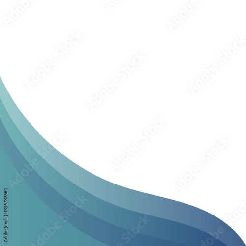 Business Gradient Transparent Corner