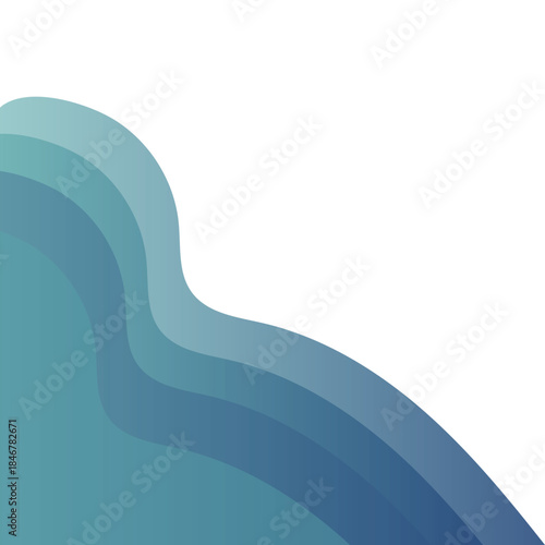Business Gradient Transparent Corner