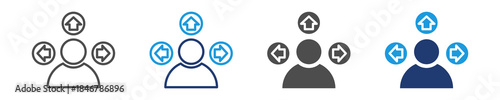 ambiguity icon set multiple style