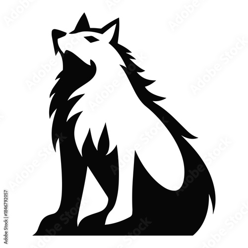 Wolf Coyote Dog Icon
