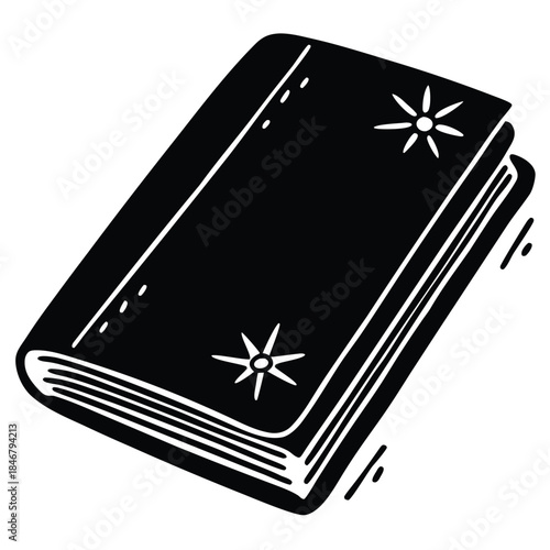 festive ledger vector icon on white background