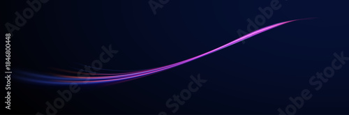 Swirl line road color light motion traffic speed night city.

