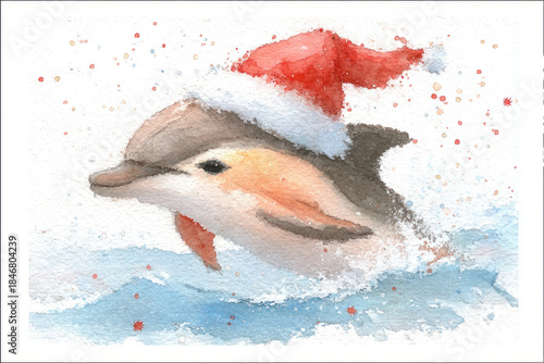 simple Christmas watercolor...