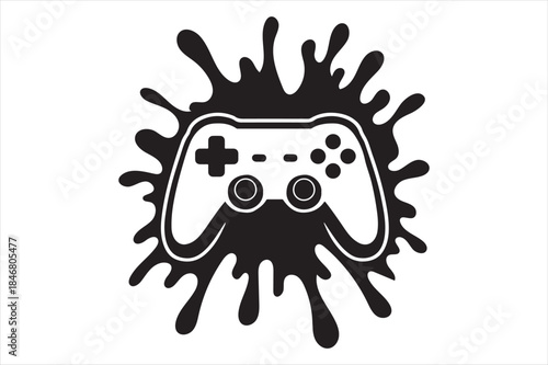 Gaming controller splash art