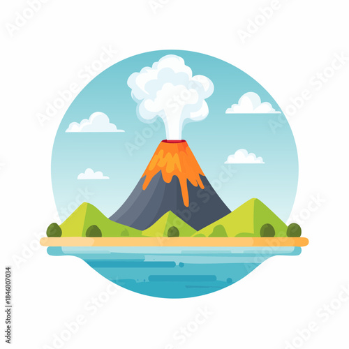 Festive Red and Green Elf Hat with Golden Bell, isolated white background.