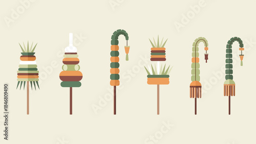 Diverse Thai Traditional Offerings UEA