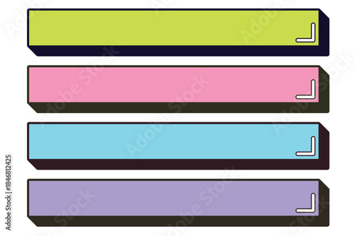 ネオポップなテロップベースセット