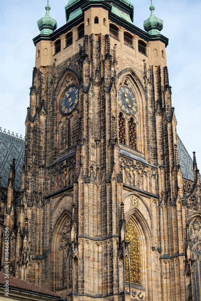 Fototapeta premium St Vitus Cathedral in Prague, Czech Republic