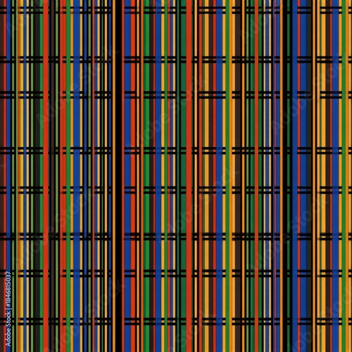 Multicolored Vertical Stripes Pattern for Modern Design and Decoration.