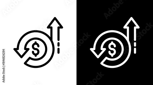 Savings Boost Icon For Design Elements