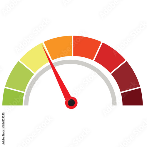 Car Dashboard. Car Panel Display. Car Speedometer Dashboard. Tachometer or Odometer Display. Vector Illustration