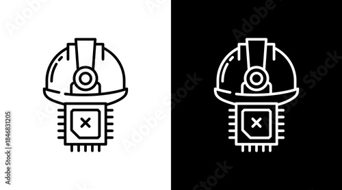 Smart Digger Icon For Design Elements