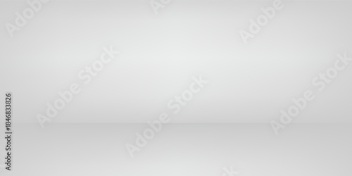 Empty white gray color texture pattern cement wall studio background. Used for presenting cosmetic nature products for sale online. Eps 10