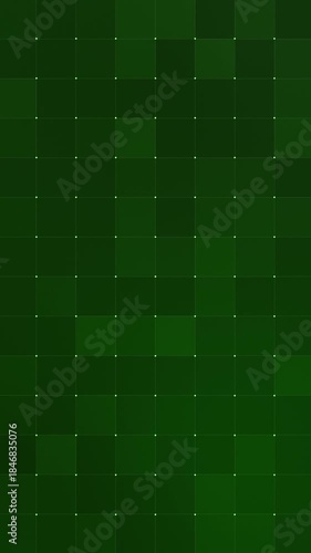 Futuristic green  background vertical, digital, grid retro,  composition seamless looping animation
