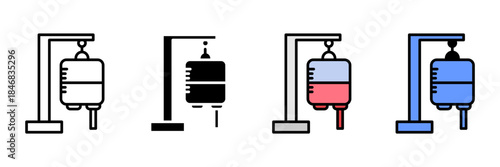 medical and health care Icon Set Multiple Style Collection. Stethoscope, Heartbeat, Pill, Ambulance, Syringe, Thermometer, Bandage, Microscope, DNA, Hospital Bed, Doctor Hat, Nurse, Dental Mirror, Bra