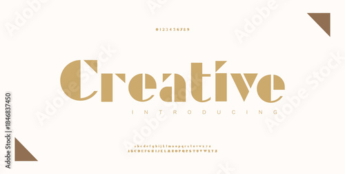 Creative typography beauty fashion elegant minimalist serif italic fonts decorative wedding vintage retro logos. Minimal luxury font alphabet logo. Vector illustration