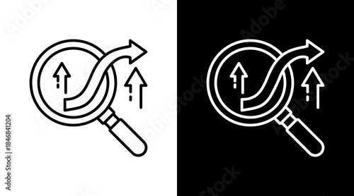 Trend Finder Icon For Design Elements
