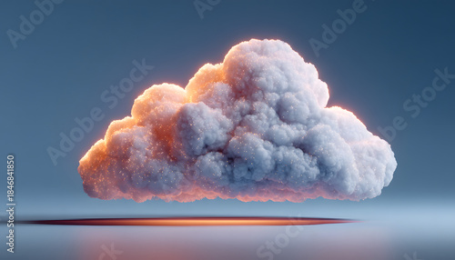 Cloud Computing Creative Icon. Cloud Computing ad, 2d Rendering icon, High Quality Resolution, Simple, aws, microsoft azure