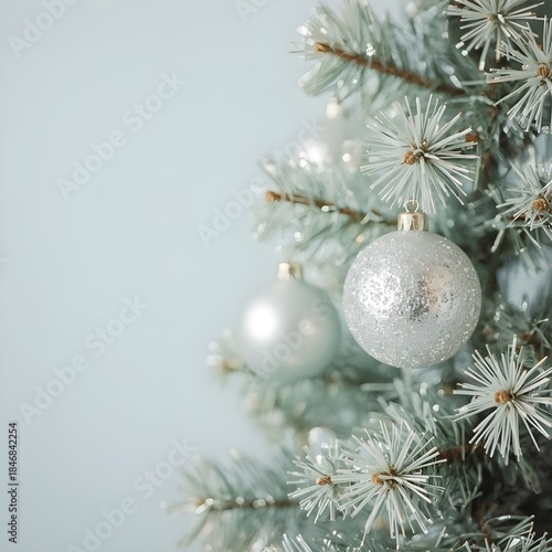 Christmas tree pastel tones 