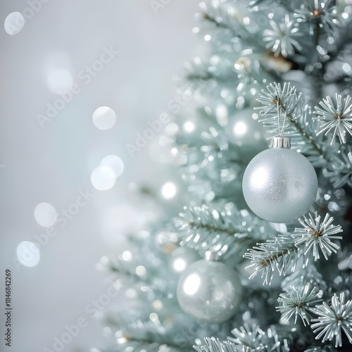 Christmas tree pastel tones 