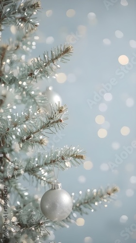 Christmas tree pastel tones 