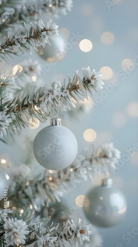 Christmas tree pastel tones 