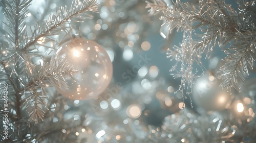 Christmas tree pastel tones 