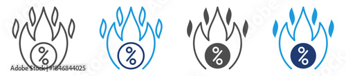 hot sale icon set with multiple style