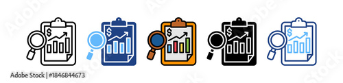 Financial Statement multiple icon