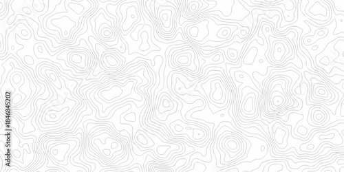 Abstract minimal pattern discovery vector topo map creative. White wave grid stripe line map topography. vector geographic contour mounted map background.