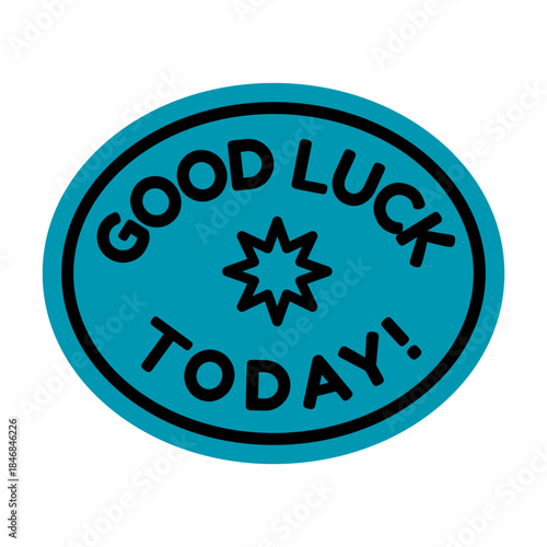 A hand-drawn teal rectangle containing plus, minus, and equals signs, symbolizing basic arithmetic or balance.