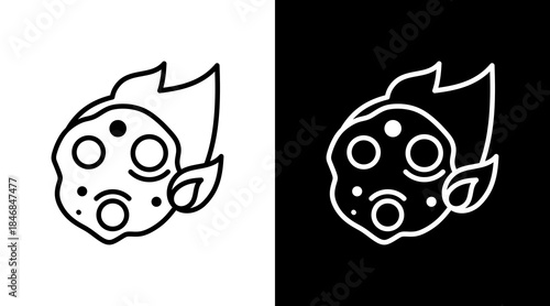 Meteor Shower Icon For Design Elements