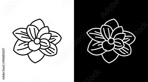 Lush Gardenia Icon For Design Elements