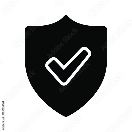 Cybersecurity and Data Privacy Shield Digital Illustration