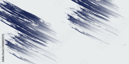 Abstract halftone wave dots background. Futuristic twisted grunge pattern, dots, circles. Vector modern optical pop art texture for posters, business cards and etc