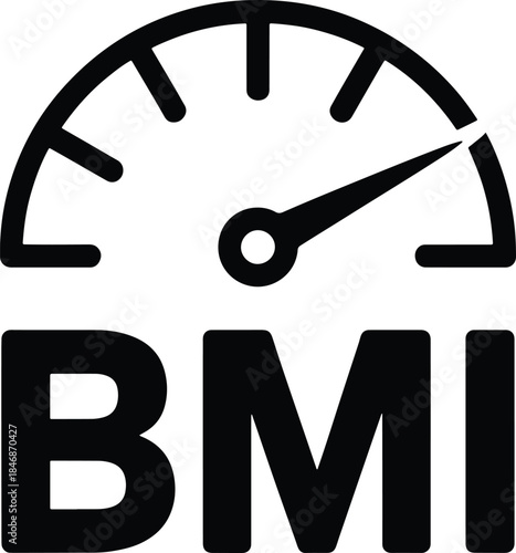 BMI Indicator Body Mass Index Gauge